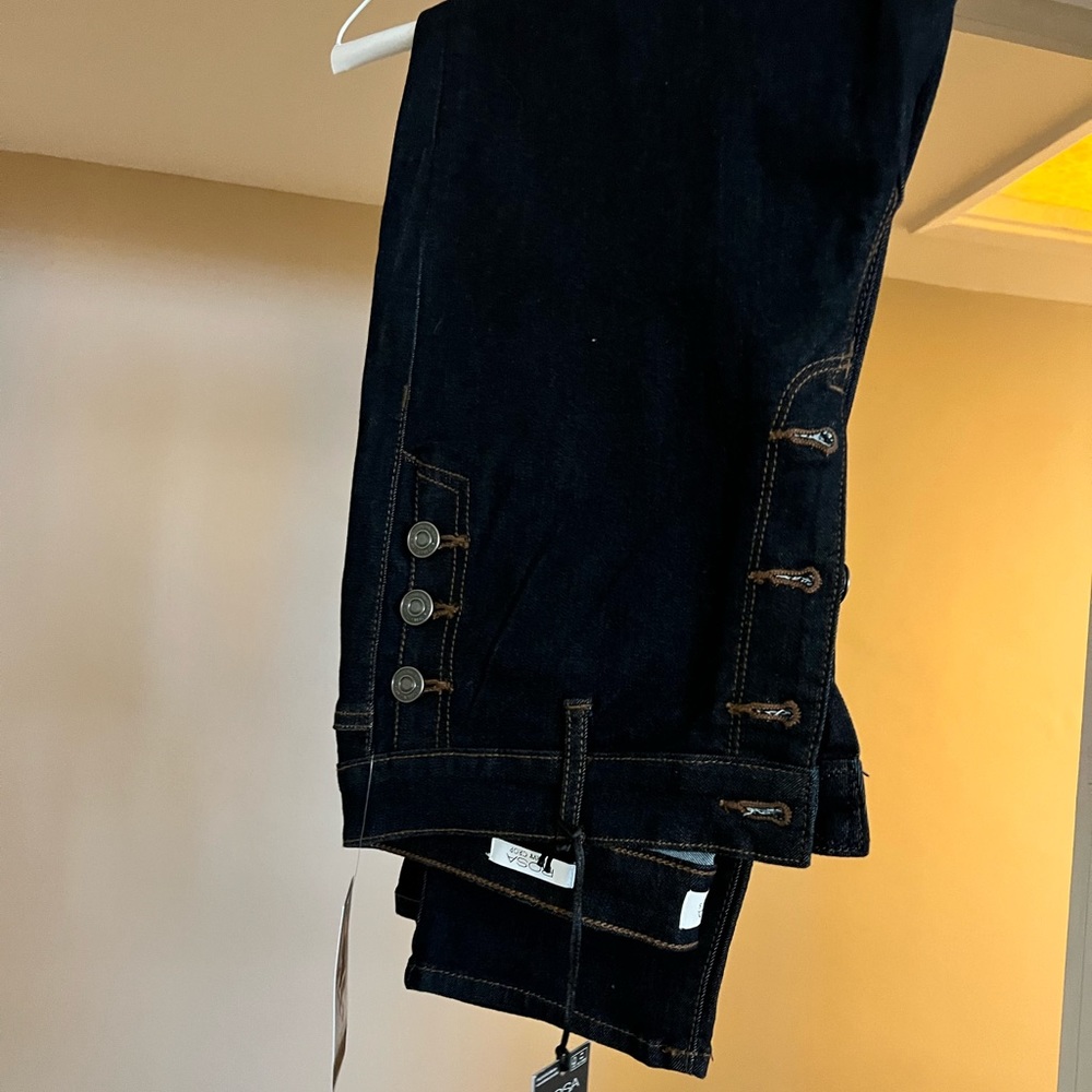 Denim black Jean Capris Size 14-BRAND NEW